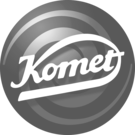 The picture shows the Komet logo.