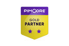 Zu sehen ist das Pimcore Partnerlogo für Goldpartner. wob ist Goldpartner.