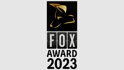 Zu sehen ist das Signet des Fox Award 2023.